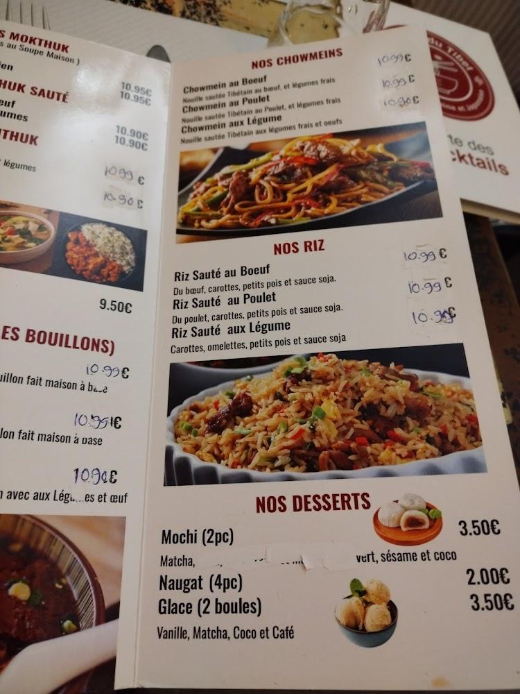 Saveurs du Tibet - Menu Image 3